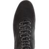 imageFSJ Women Fashion Round Toe Chunky Block Heel Knee High Riding Boots Laces Dress Shoes Size 415 USBlack