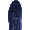 imageFSJ Women Fashion Round Toe Chunky Block Heel Knee High Riding Boots Laces Dress Shoes Size 415 USBlue