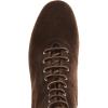 imageFSJ Women Fashion Round Toe Chunky Block Heel Knee High Riding Boots Laces Dress Shoes Size 415 USBrown