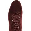 imageFSJ Women Fashion Round Toe Chunky Block Heel Knee High Riding Boots Laces Dress Shoes Size 415 USWine