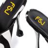 imageFSJ Women Fashion Spool Heel Mules Squared Open Toe Comfortable Slip On Mid High Heels Sandals Casual Evening Party Shoes Size 415 USZebra