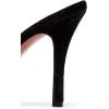 imageFSJ Women Sexy Rhinestone Slide Mules Pumps Pointed Strappy High Heels Sandals for Party Evening ShoesBlack
