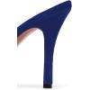 imageFSJ Women Sexy Rhinestone Slide Mules Pumps Pointed Strappy High Heels Sandals for Party Evening ShoesBlue