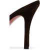 imageFSJ Women Sexy Rhinestone Slide Mules Pumps Pointed Strappy High Heels Sandals for Party Evening ShoesBrown