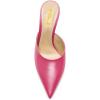 imageFSJ Women Slip On Mid High Heeled Mules Slipper Closed Pointed Toe Sandals Slides Dress Shoes Size 415 USHot Pink12 Cm