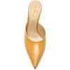 imageFSJ Women Slip On Mid High Heeled Mules Slipper Closed Pointed Toe Sandals Slides Dress Shoes Size 415 USOrange12 Cm