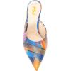 imageFSJ Women Slip On Mid High Heeled Mules Slipper Closed Pointed Toe Sandals Slides Dress Shoes Size 415 USPigment