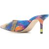 imageFSJ Women Slip On Mid High Heeled Mules Slipper Closed Pointed Toe Sandals Slides Dress Shoes Size 415 USPigment