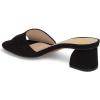 imageFSJ Women Comfy Peep Toe Sandals Low Chunky Heels Mules Casual Summer Office Lady Shoes Size 415 USBlack