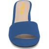 imageFSJ Women Comfy Peep Toe Sandals Low Chunky Heels Mules Casual Summer Office Lady Shoes Size 415 USBlue