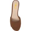 imageFSJ Women Comfy Peep Toe Sandals Low Chunky Heels Mules Casual Summer Office Lady Shoes Size 415 USBrown