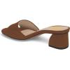 imageFSJ Women Comfy Peep Toe Sandals Low Chunky Heels Mules Casual Summer Office Lady Shoes Size 415 USBrown