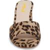 imageFSJ Women Comfy Peep Toe Sandals Low Chunky Heels Mules Casual Summer Office Lady Shoes Size 415 USLeopard