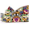 imageFSJ Women Open Toe Slide Wedge Sandals Platform Summer Casual High Heels Formal Outfit Shoes Size US 412Cartoon
