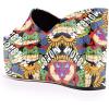imageFSJ Women Open Toe Slide Wedge Sandals Platform Summer Casual High Heels Formal Outfit Shoes Size US 412Cartoon