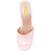 imageFSJ Women Open Toe Slide Wedge Sandals Platform Summer Casual High Heels Formal Outfit Shoes Size US 412Light Pink