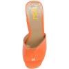 imageFSJ Women Open Toe Slide Wedge Sandals Platform Summer Casual High Heels Formal Outfit Shoes Size US 412Orange