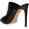 imageFSJ Wome Open Peep Toe Mule Sandals Wide Strap Slide Slippers Stiletto High Heels Slip on Backless Summer Casual Shoes 415 M USBlack12 Cm