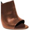 imageFSJ Wome Open Peep Toe Mule Sandals Wide Strap Slide Slippers Stiletto High Heels Slip on Backless Summer Casual Shoes 415 M USBrownpu