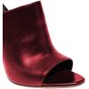 imageFSJ Wome Open Peep Toe Mule Sandals Wide Strap Slide Slippers Stiletto High Heels Slip on Backless Summer Casual Shoes 415 M USDark Redpu
