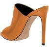 imageFSJ Wome Open Peep Toe Mule Sandals Wide Strap Slide Slippers Stiletto High Heels Slip on Backless Summer Casual Shoes 415 M USKhakipu