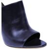 imageFSJ Wome Open Peep Toe Mule Sandals Wide Strap Slide Slippers Stiletto High Heels Slip on Backless Summer Casual Shoes 415 M USNavypu