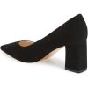 imageFSJ Women Classic Casual Pumps Pointed Toe Chunky Heels Shoe for Business Occasion US Size 415Blacksuede