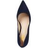 imageFSJ Women Classic Casual Pumps Pointed Toe Chunky Heels Shoe for Business Occasion US Size 415Bluesuede