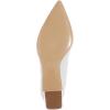 imageFSJ Women Classic Casual Pumps Pointed Toe Chunky Heels Shoe for Business Occasion US Size 415White