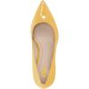 imageFSJ Women Classic Casual Pumps Pointed Toe Chunky Heels Shoe for Business Occasion US Size 415Yellow