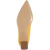 imageFSJ Women Classic Casual Pumps Pointed Toe Chunky Heels Shoe for Business Occasion US Size 415Yellow