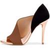 imageFSJ Women Sexy Peep Toe Cutout Pumps Sandals DOrsay Stiletto Heels Party Evening Shoes Size 415 USBrown
