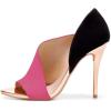 imageFSJ Women Sexy Peep Toe Cutout Pumps Sandals DOrsay Stiletto Heels Party Evening Shoes Size 415 USDeep Pink
