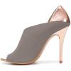 imageFSJ Women Sexy Peep Toe Cutout Pumps Sandals DOrsay Stiletto Heels Party Evening Shoes Size 415 USGrey