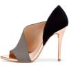 imageFSJ Women Sexy Peep Toe Cutout Pumps Sandals DOrsay Stiletto Heels Party Evening Shoes Size 415 USGrey