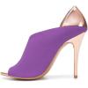 imageFSJ Women Sexy Peep Toe Cutout Pumps Sandals DOrsay Stiletto Heels Party Evening Shoes Size 415 USPurple