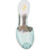 imageFSJ Women Superb High Heel Stiletto Mules Peep Toe Sandals Wedding Dress Shoes Size 415 USPale Turquoise