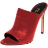imageFSJ Wome Open Peep Toe Mule Sandals Wide Strap Slide Slippers Stiletto High Heels Slip on Backless Summer Casual Shoes 415 M USRedpu