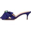imageFSJ Women Open Toe Kitten Low Heel Sandals Slip on Rhinestone BowKnot Slipper Tassel Formal Outfit Casual Shoe Size 415 USDark Slate Blue