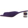 imageFSJ Women Square Open Toe Block Crystal Low Heel Mule Sandals Backless Slip On Jeweled Slide Heels Comfort Casual Slipper Dress Shoes Size 416 USPurple