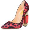 Red Leopard Print