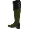 imageFSJ Women Fashion Riding Knee High Long Boots Round Toe Low Chunky Heels Winter ShoesOliver Green