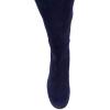 imageFSJ Women OvertheKnee Boots Comfort Low Chunky Heels Round Toe Pull On Fancy Party Shoes Size 415 M USNavyblack
