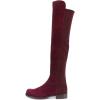 imageFSJ Women OvertheKnee Boots Comfort Low Chunky Heels Round Toe Pull On Fancy Party Shoes Size 415 M USPurple