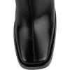 imageFSJ Women Square Toe Low Platform KneeHigh Boots Chunky High Heel Side Zipper Tall Boots Weddings Street Daily Wear Shoes Size 416 USBlack