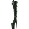 imageFSJ Women Ultra High Platform Lace Up Cone High Heel Over the Knee Boots Zipper Buckled Strappy Thigh High Boots Party Dress Shoes Size 416 USGreen