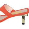 imageFSJ Women Chic Square Open Toe Mid Heel Sandals Slip On Thong Flip Flops Summer Dress Slide Shoes Size 415 USOrange