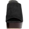 imageFSJ Women Open Toe Mules Platform Clogs Block High Heel Slides Sandal Wooden Chunky Heel Casual Summer Dressy Slippers Shoes Size 416 USBlack