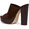 imageFSJ Women Open Toe Mules Platform Clogs Block High Heel Slides Sandal Wooden Chunky Heel Casual Summer Dressy Slippers Shoes Size 416 USCoffee