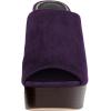 imageFSJ Women Open Toe Mules Platform Clogs Block High Heel Slides Sandal Wooden Chunky Heel Casual Summer Dressy Slippers Shoes Size 416 USPurple